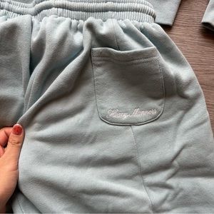 HEAVY MANNERS SWEAT SET 💙 light blue